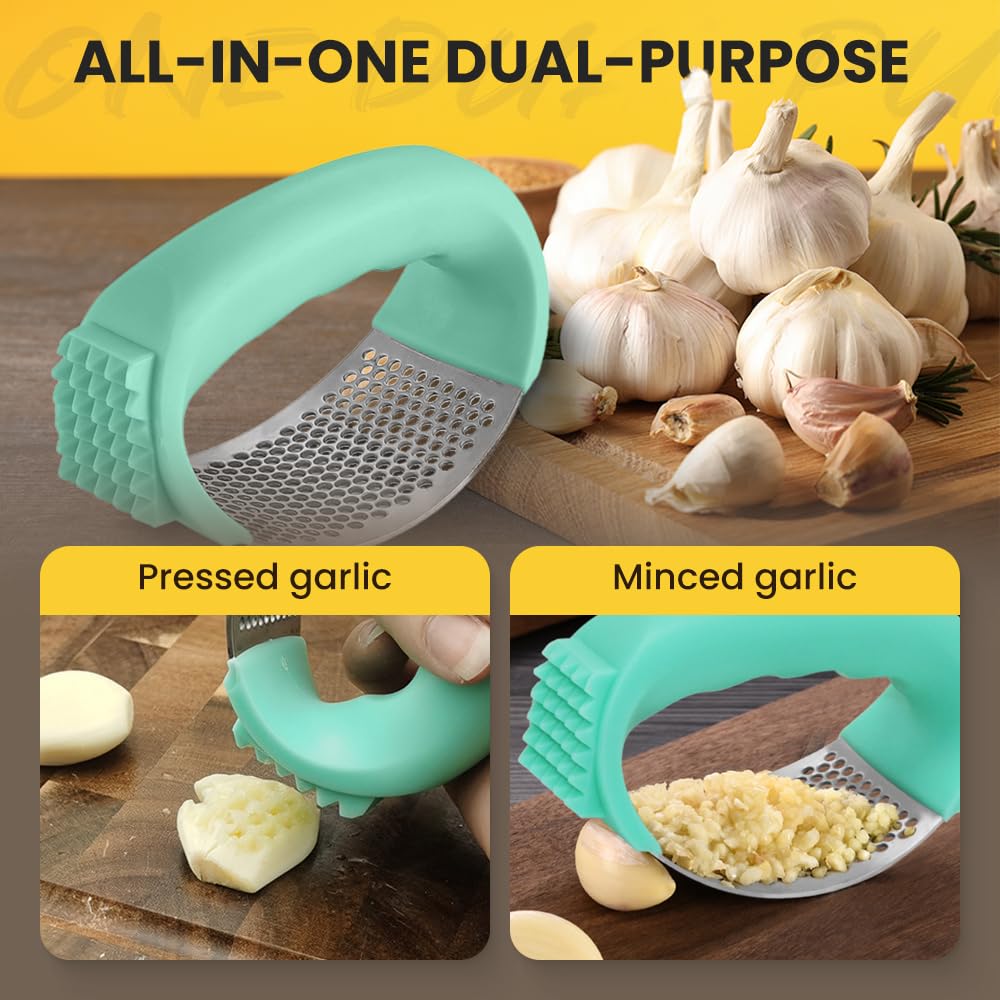 Stainless Steel Garlic Presser